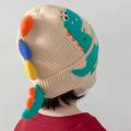 Cartoon Dinosaur Kids Earmuffs Hat Winter Warm Knitted Beanie Cap for Boy Girl Cute 3D Solid Color Toddler Ear Protection Caps. 