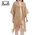 Skymountain Bikini Cover Up Open Front Summer Thin Bikini Cover Up Shawl. 