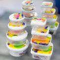 4in1 Airtight Kitchen Storage Containers BPAFree and Stackable. 