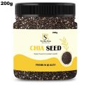 RAW Roasted Chia Seeds for eating with Omega 3 and Fiber for Weight Loss management 300g. 