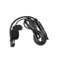 External Microphone Clip On Mic + Adapter Cable for Gopro Hero4 Session 3/3+ 4 S. 