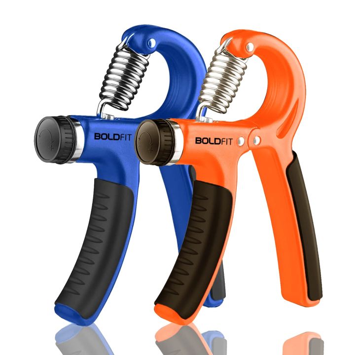 Boldfit Adjustable Hand Grip Strengthener, Hand Gripper for Men & Women for Gym Workout Hand Exercise Equipment to Use in Home for Forearm Exercise Finger Exercise Power Gripper