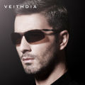 VEITHDIA Sunglasses Aluminum Men Polarized UV400 Lens Rectangle Rimless Driving Fishing Sun Glasses Sports Eyewear For Male 6535. 