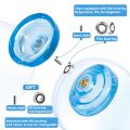 MAGICYOYO K2 Plus Crystal Responsive Yoyo,Dual Purpose Yo-Yo with Replacement Unresponsive Bearing for Intermediate,Blue. 