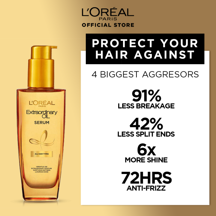 L'Oreal Paris - LOreal Elvive Extraordinary Oil Hair Serum 30 ML For All Types