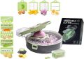 9-in-1 Vegetable Chopper-9 Blades chopper vegetable cutter-Kitchen-Veggie Chopper-Pro Food Chopper, Onion Chopper-Slicer Dicer Cutter. 