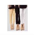 Pack Of 3 - Cotton Cigarette Pants For Women. 