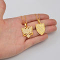 Anniyo Croatia Albania Serbia Bosnians,Bosnia Pendant Necklaces Jewelry With Cubic Zirconia #251106. 