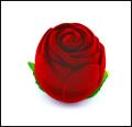 Romantic Rose Shape Flower Box For Couple - Cute Velvet Red Rose Gift Box - Couple Ring Box For Your Loved Ones. 