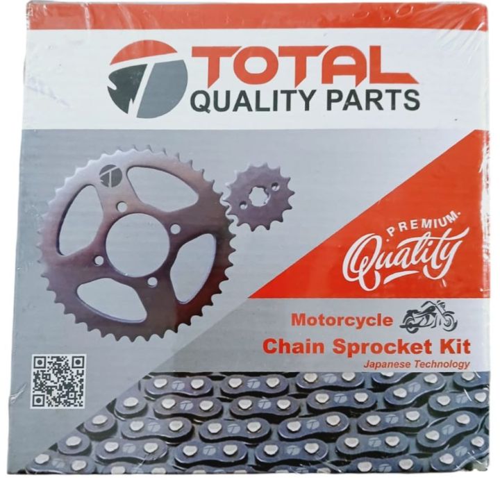 Total Brand Premium Chain Sprocket Kit for CD70 / 70cc Alter Bikes (38/15)