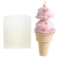 Silicone Ice Cream Mold Diy Ice Cream Cone Candle Soap Mold Soap Candle Clay Mold For Wedding Chocolate Dessert Making Molds For Candles. 