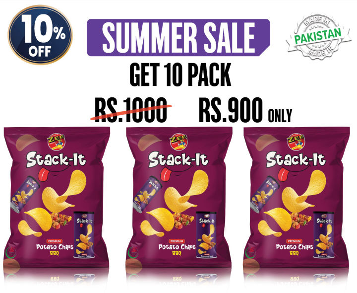 Stack-it Potato Chips BBQ | ZEE SNACKS #Pringles #Lays