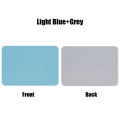 【IKE】Soft Modern Desktop Laptop Large Leather Double-sided Mouse Pad Table Mat. 