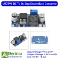 Display or Without Display Step-Up and Step-Down Voltage Converter Module XL4017 & LM2596 Buck Converter and XL6009 Boost Converter Module By Electrica. 