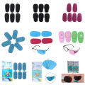 6pcs/set Multi Styles Children's Amblyopia Training EyeshadeCover Vision Correction Glasses Accessories Shading Eye Stickers. 