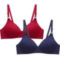 Best Purchasing Plain Foam Padded Bras adjustable Straps Non Wired Think Soft Plain Foam Bra Soft Push up Bra for B and C D Cups in Random Styles and Colors Black Pink Skin Red Blue and Beige All Size From 34 To 50 Are Available Comfort all day For Girls. 