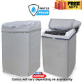 Original Washing Machine Cover Waterproof & Dustproof UV Coated- Fits Haier, Dawlance Top Load, Front Load, Twin Tub/ Double Tub Washing Machine Cover with Zipper - All Sizes & Models - Home Essentials. 
