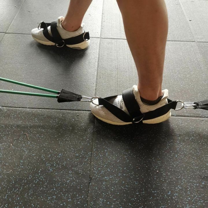 SooperFit%202%20PCS%20Black%20Fitness%20Attachment%20Ankle%20Straps%20Glute%20Kickback%20Leg%20Exercise%20Abductors%20Resistance%20for%20Cable%20Machines%20Shoe%20Cover%20Pull%20Belt%20with%204%20Connection%20Points%20-%20Image%203