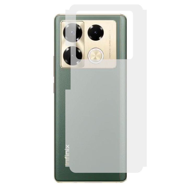 Infinix Note 40 Pro Back Protector Carbon Fiber Matte Soft Skin Sheet For Infinix Note 40 Pro