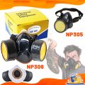 Mask for paint workers painting mask double Filter Epoxy Resin Mask Respirator Industrial Safety Gas Mask for Epoxy Resin Art Workers Safety Chemical Anti-Dust Anti-Allergy Gas Mask. 