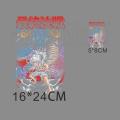 Ironed Sticker Clothes DTF Japanese Anime Pattern Fashion T-shirt Hoodie DIY Jacket Patch Is Waterproof. 
