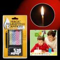 10PC/ Pack Magic colorful birthday cake candle thread blowing funny tricky toy birthday cake party eternal blowing candle. 