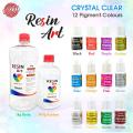 Imported Epoxy Resin 1.5 Kg Set With 12 Liquid Colors.. 
