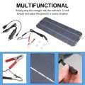 12V 60W Solar Panels Charger Car Motorcycle Kick Scooter Portable Solar Panel Car Charger Battery Efficient Maintenance. 