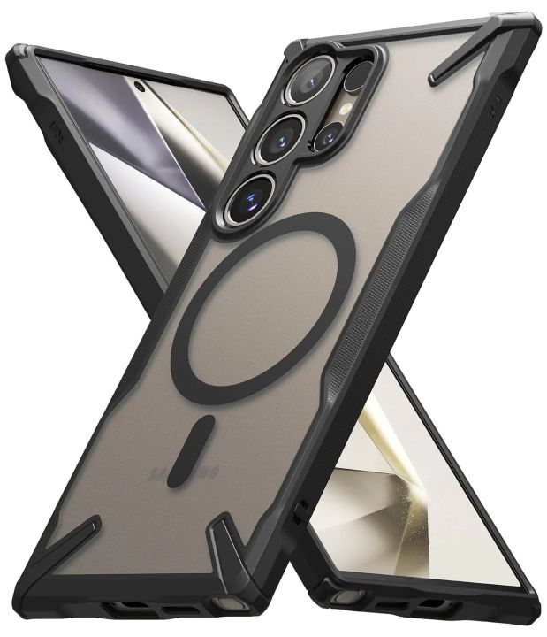 Ringke Fusion X Magnetic Case For Samsung Galaxy S24 Ultra [Compatible with MagSafe]