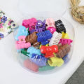36 HAIR CHUTKI HAIR CATCHER SMALL BUTTERFLY MULTICOLOR JAW CLIP FOR GIRLS  / BABY GIRLS HAIR CATCHER / SMALL PLASTIC HAIR CLUMPS. 