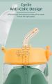 Baby Sipper Water/Juice Bottle for Toddler Kids 330ml, Anti-Spill Sippy Cup with Soft Silicone Straw BPA Free. 