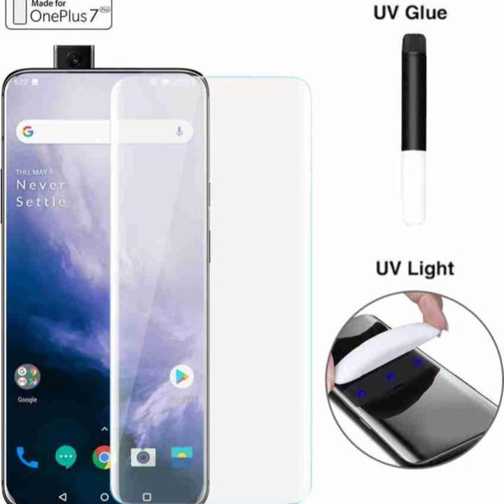 OnePlus 7 Pro 7T Pro UV Glass Tempered Glass High Quality