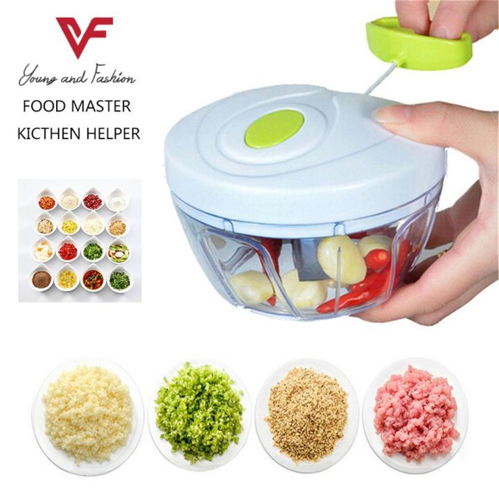 FREE%20DELIVERY%20Hand%20Pull%20Type%20Minced%20Multifunctional%20Manual%20Food%20Chopper%20Vegetable%20Chopper%20Speedy%20Chopper%20Easy%20To%20Deal%20Vegetables%20/%20Onions%20/%20Carrots%20/%20Garlic%20/%20Pepper%20/%20Meat%20/%20Puree%20/%20Salad%20/%20Pesto%20/%20Coleslaw%20Mini%20Turbo%20Chopper%20&%20Cutter%20-%20Image%202