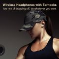 YYK-Q80 Wireless Earbuds Headphones with Earhooks Built-in 350mAh Battery Clip-on Earphone BT5.3 Headset with HiFi Stereo. 