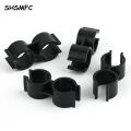 20mm 25mm PVC Double U-type Pipe Clamp Garden Water Tube Support Joint Irrigation Fittings Plastic H-type Water Pipe Clip Clamp. 