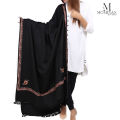 4 Side Aari Work Embroidered Kashmiri Shawl For Women & Girls. 