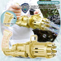 Bubble Machine Cool Toys Gift, 8-Holes Huge Amount Bubble Maker, Summer Outdoor Activities Toys for Boys and Girls. 