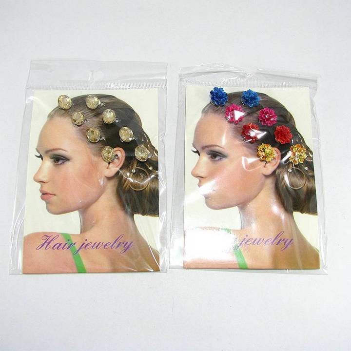 Pack Of 2 - Pearl Hair Beads 8 pieces each - Hair Accessory
