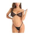 Imported & Transparent Bikini Panties And Bra Set. 