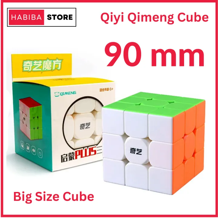 Big%20Cube%20Qiyi%20Qimeng%20Plus%203x3%20Stickerless%20Qiyi%20Warrior%20S%2090mm%20x%2090mm%20Best%20Quality%20Fast%20Speed%20Magic%20Rubik%20Speed%20Cube%20Educational%20Puzzle%20Toys%20-%20Image%203