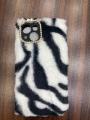 Apple Iphone 13 Case for Girls Women Warm Winter Fluffy Soft TPU Shockproof Phone Case. 