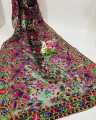 Dupatta Bazaar Woman's Fancy Embroidered Woven Organza Silk dupatta. 