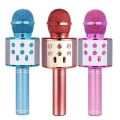 Best Microphone WS 858 for clear speaking professional karaoke speaker Wireless Bluetooth Hifi Speaker plus an aux cable with mic. 