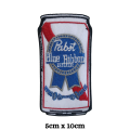 Pabst Blue Ribbon BEER Embroidered Iron on Patch Sew On Badge For Kids Bags Jeans Caps Applique. 