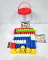 Building Blocks for kids 65 pieces block Bucket. 