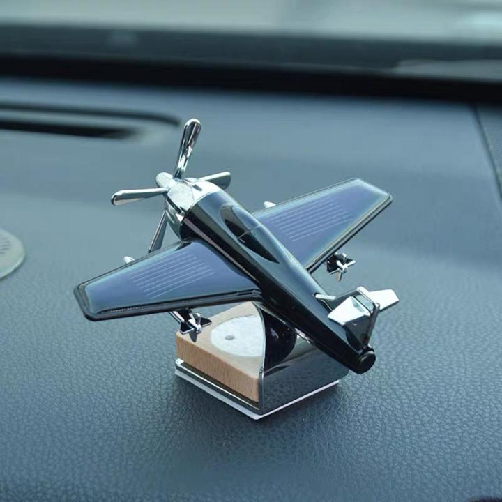 Car Air Freshener Solar Aircraft Mini Car Perfume Portable Auto Perfume Car Gadget Car Accessories