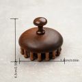1pcs Rosewood Scalp Massager Handheld Relaxation Tool with Ergonomic Handle for Full Body Massage, Wooden Fatigue Relief Comb wi. 