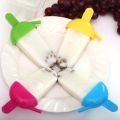 4PCS SET Ice Lolly Mold PP Straw Design Reusable Ice Popsicle Ice Pop Makers DIY Homemade Ice Cream Popsicle Tray Kitchen Frozen Tool, Color Random. 