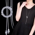 New Hoop Statement Necklaces & Pendants for Women 2020 Vintage Crystal Long Necklace Female Collier Femme Party Jewelry Gift. 