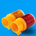 Solar Powered LED Traffic Strobe Warning Lights Flicker Beacon Road Barricade. 